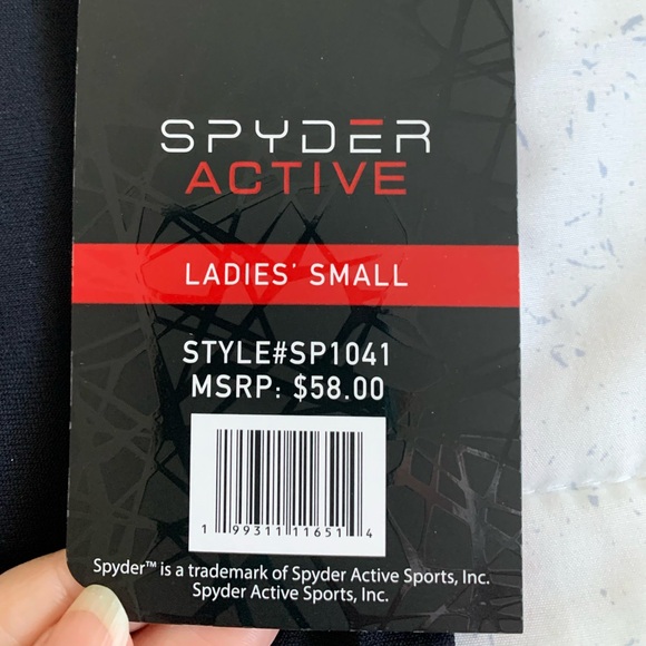 Spyder Active Long Sleeve Tee Black Size Small NWT - Picture 4 of 8
